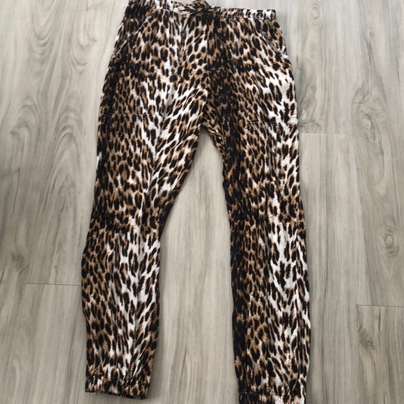 Olivaceous Leopard Joggers - Picture 1 of 4